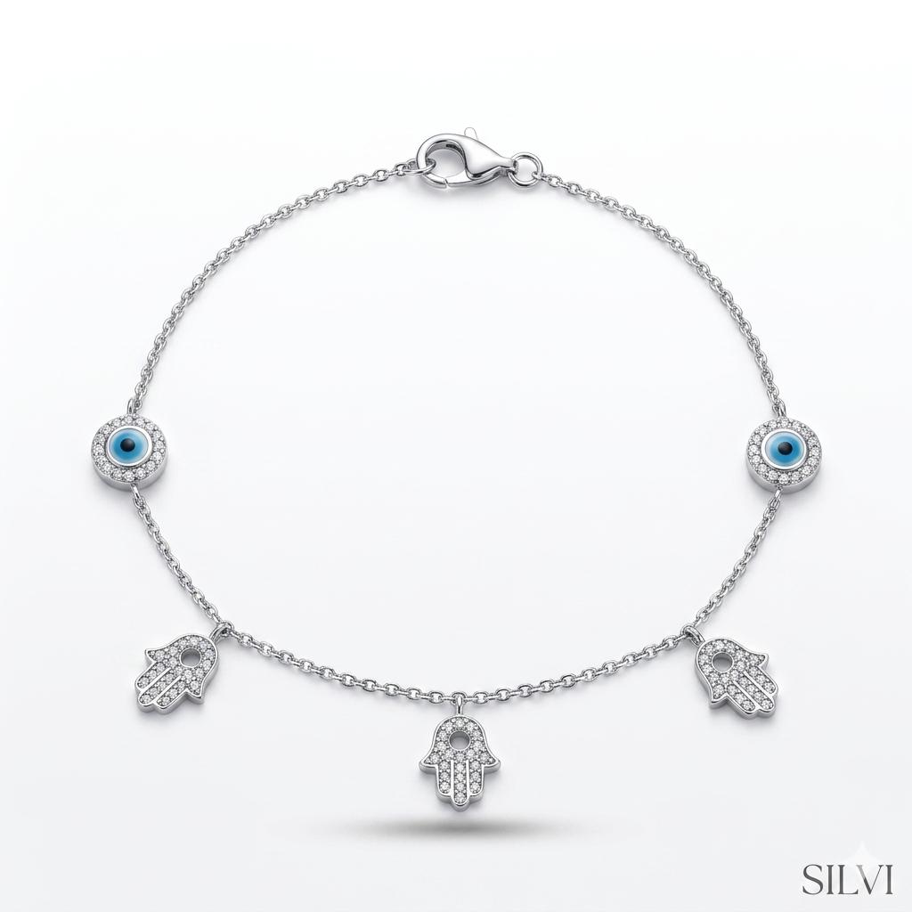 Evil eye bracelet
