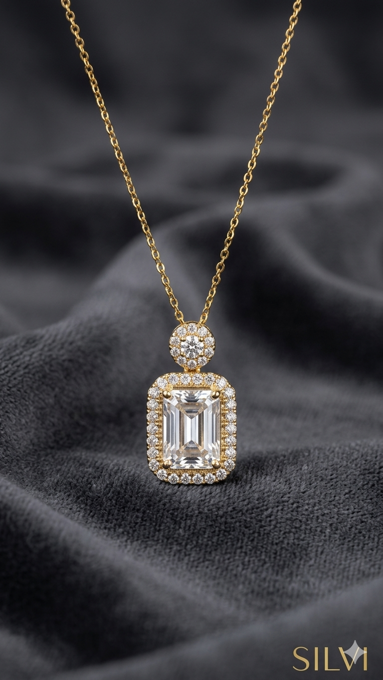 Rectangle Stud Pendant