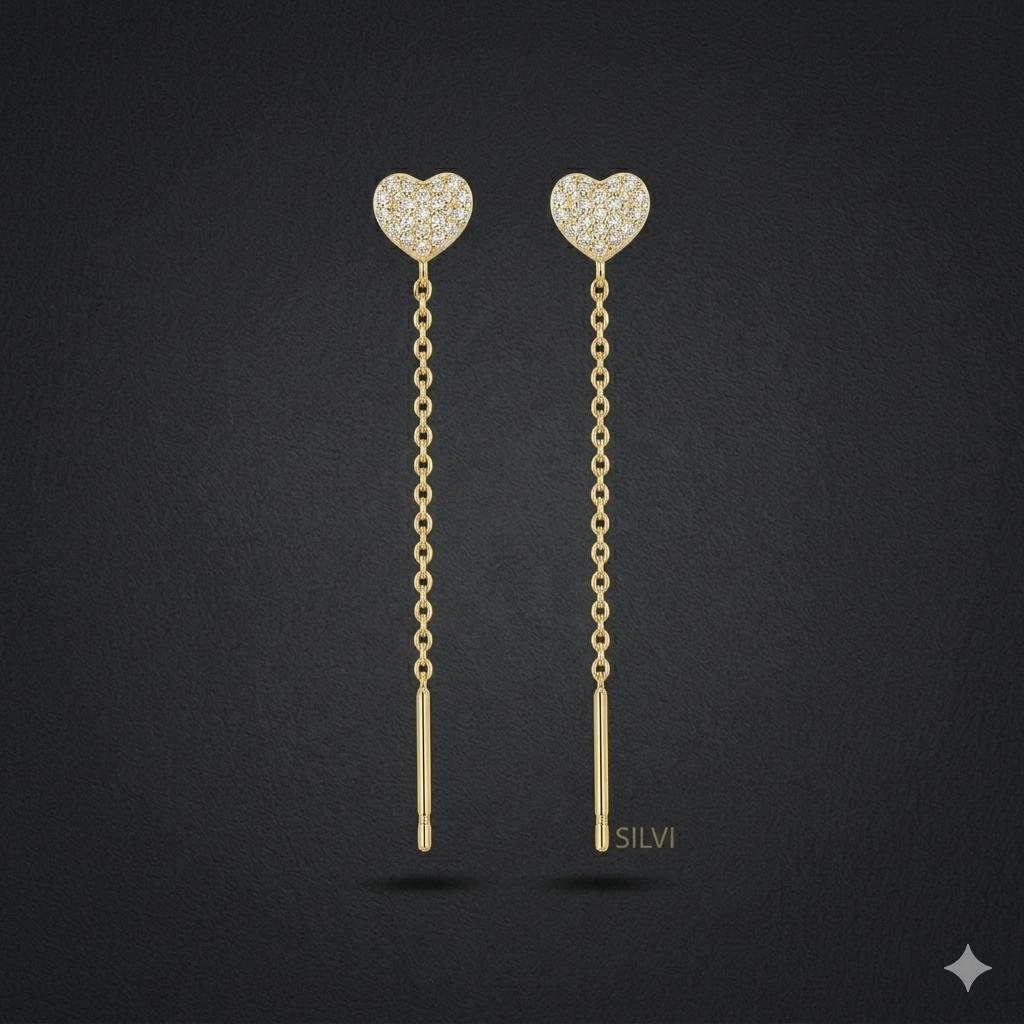 Heart earings