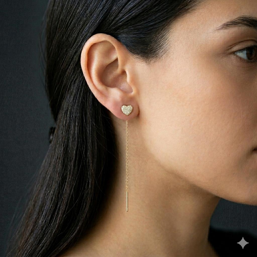 Heart earings