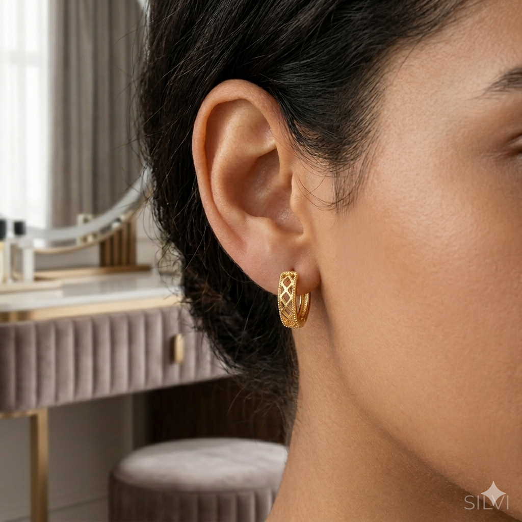 Gold small hoops