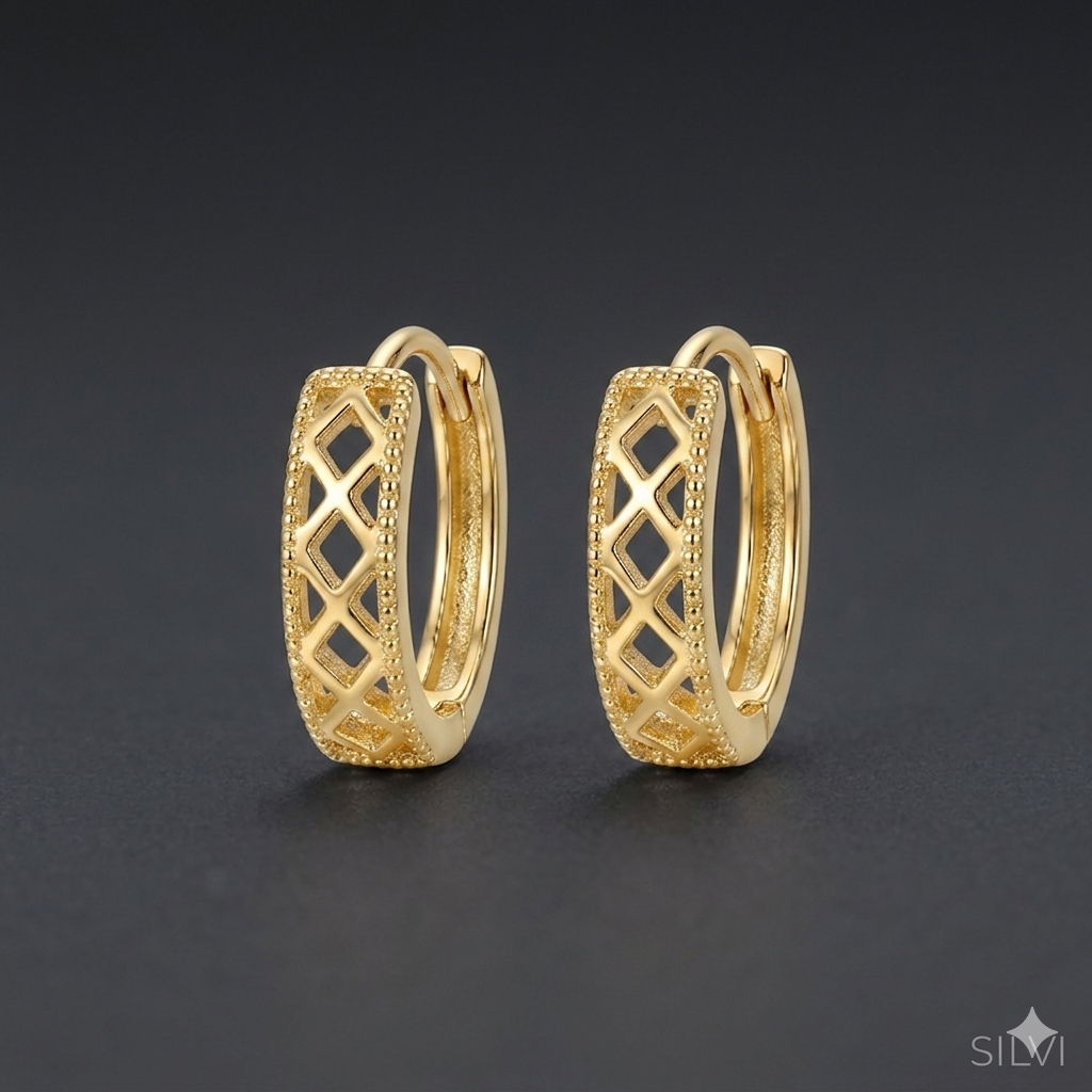 Gold small hoops