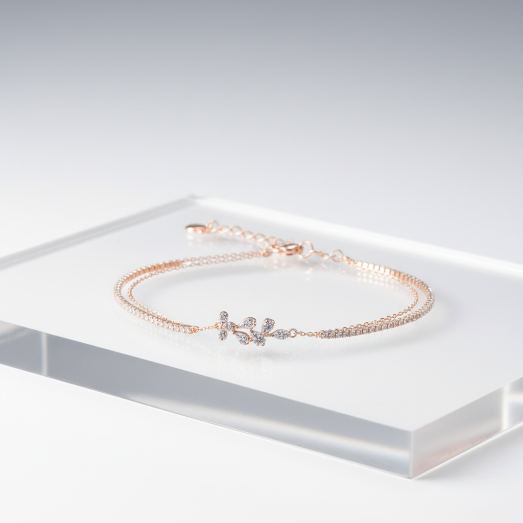 Elegant Golden Infinity Link Bracelet