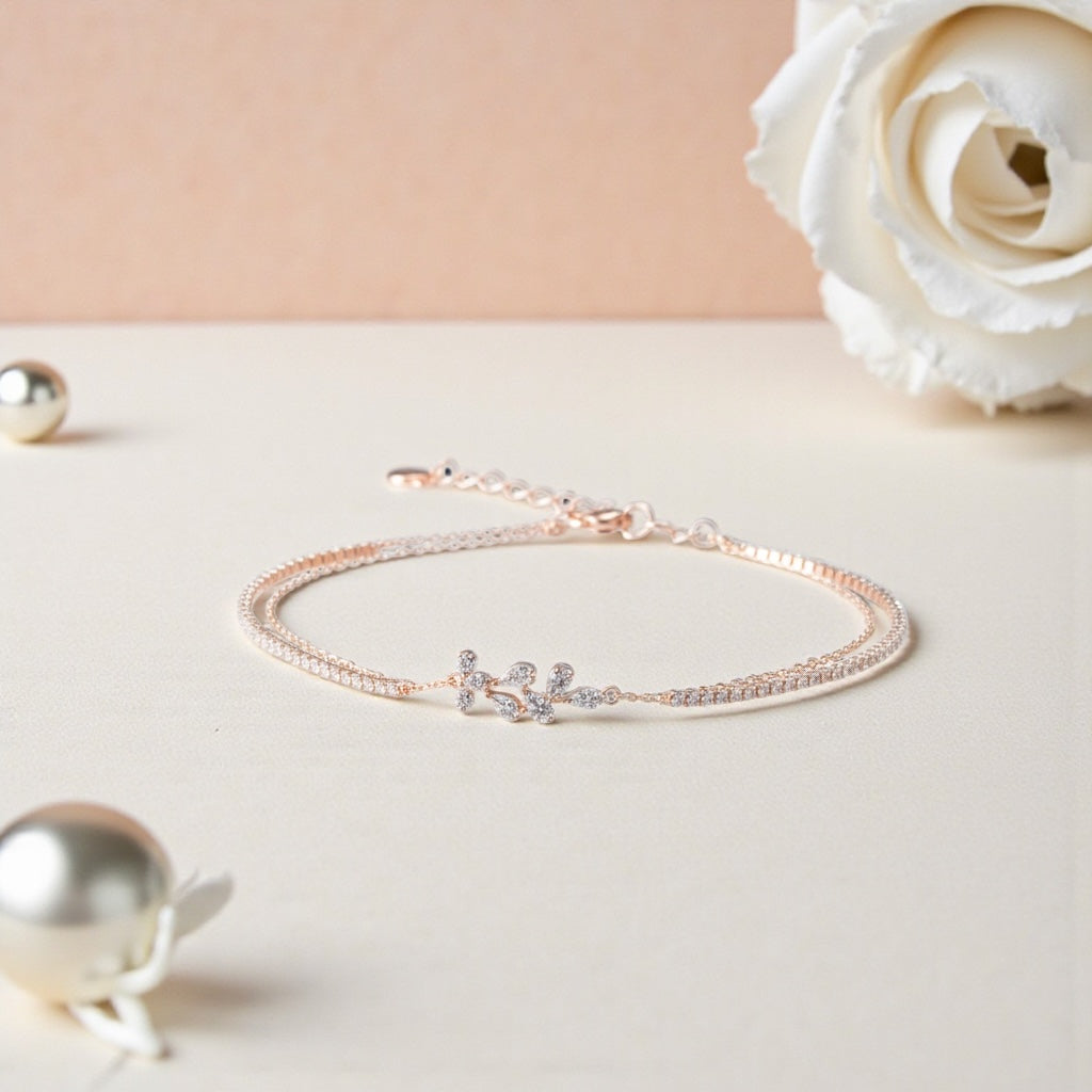 Elegant Golden Infinity Link Bracelet