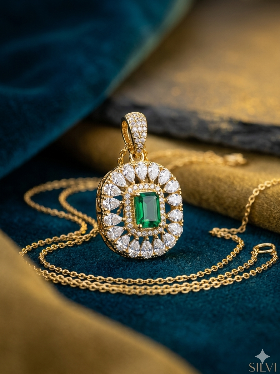 Rectangle-Gold-Emerald