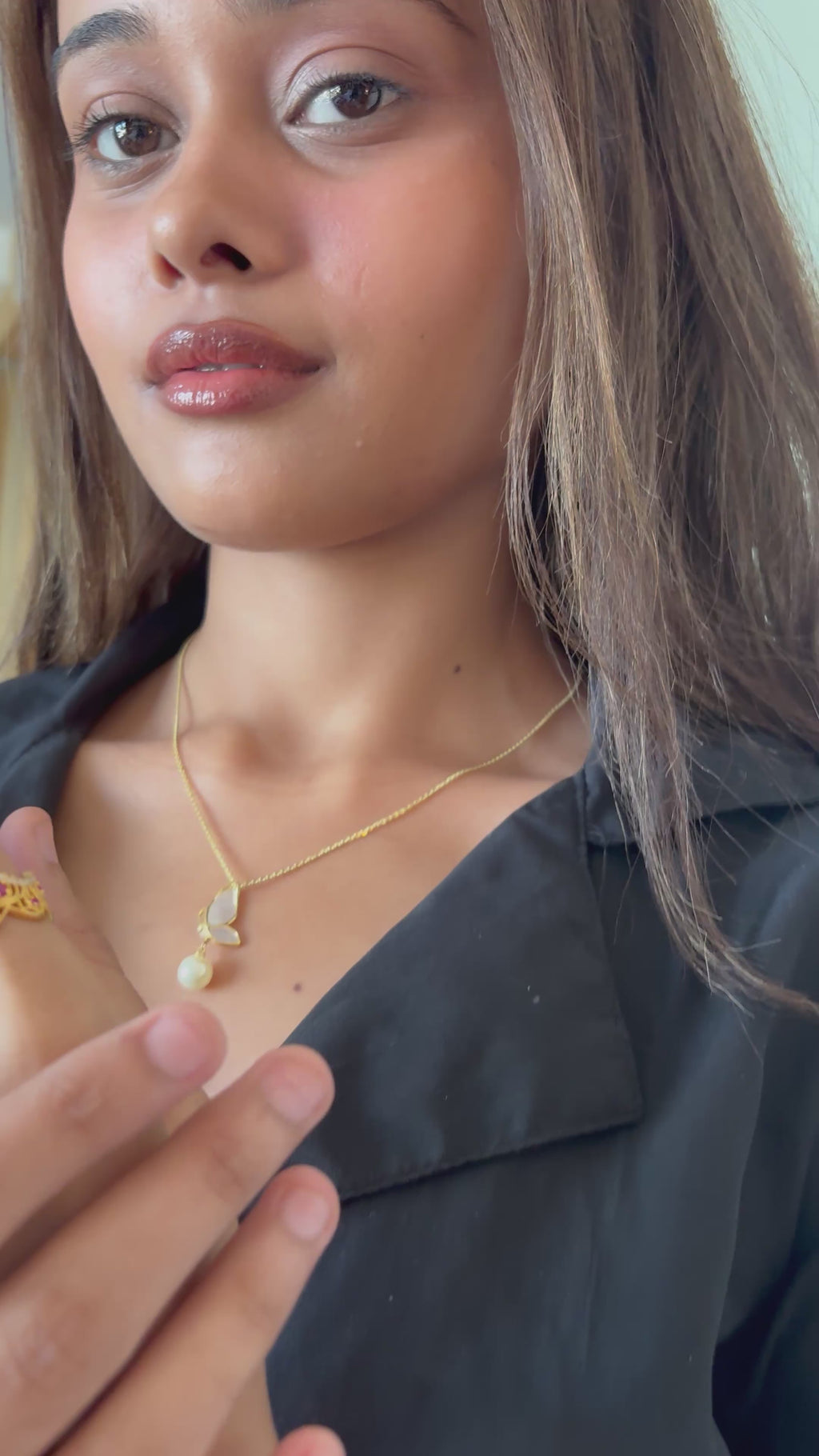 Gold plated butterfly set